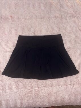 Women’s Black Cross Over Waistband Skort